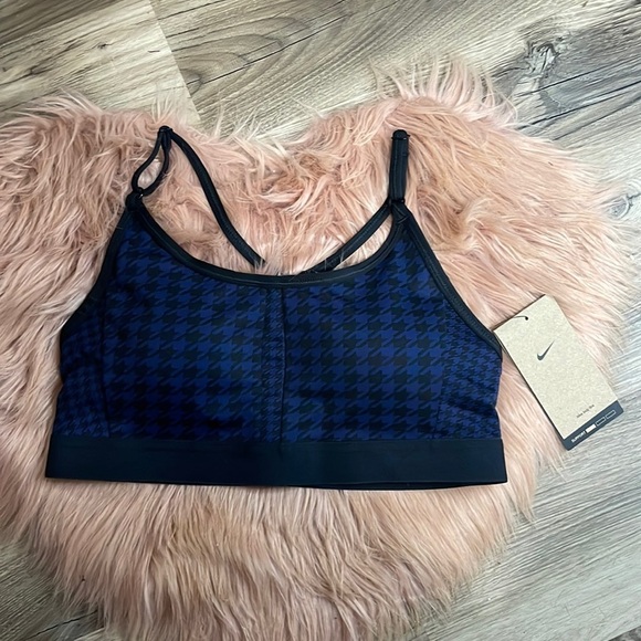 Nike Blue Sport Bra Size M - Picture 2 of 5